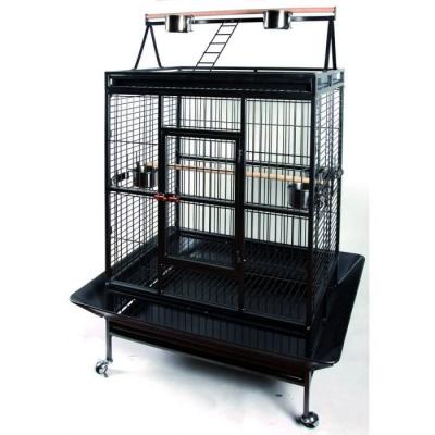 Tyrol Bigperroq Cage pour Oiseaux Argent 102x79x171 cm