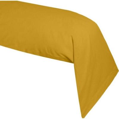 Stof - Une Taie de traversin Couleur Moutarde - 45 x 185 cm