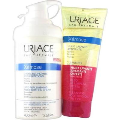 Uriage X&eacute;mose Cr&egrave;me 400 Ml + Huile Lavante 200 , 2 Unit&eacute; (Lot De 1)