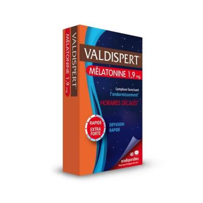 Valdispert M&eacute;latonine 1,9 mg - Bo&icirc;te 40 comprim&eacute;s