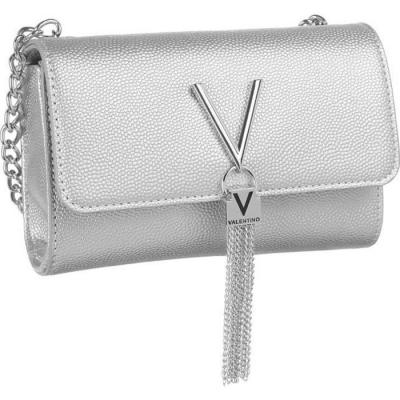 VALENTINO VBS1R403G Sac &agrave; Main Bandouli&egrave;re - Synth&eacute;tique - Argent - Femme