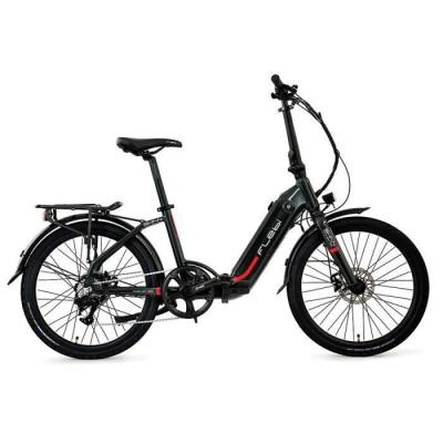 V&eacute;lo de ville &eacute;lectrique pliant Swan 24 grey Autonomie 70km - Batterie 10.4Ah 