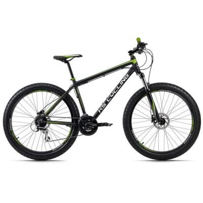 VTT semi-rigide 27,5'' Plus Xceed noir-vert TC 46 cm KS Cycling