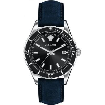 Versace Watches Ve3a00220 Watch Bleu,Argent&eacute;