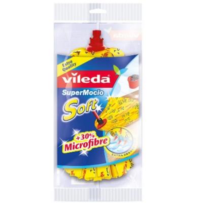 VILEDA Lot de 12 Recharges Soft pour Balai &agrave; Franges Supermocio