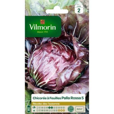 VILMORIN Chicor&eacute;e &agrave; larges feuilles Palla Rossa
