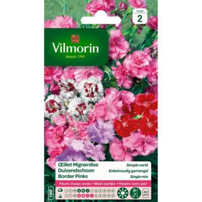 Vilmorin - Sachet de graines Oeillet Mignardise simple vari&eacute;