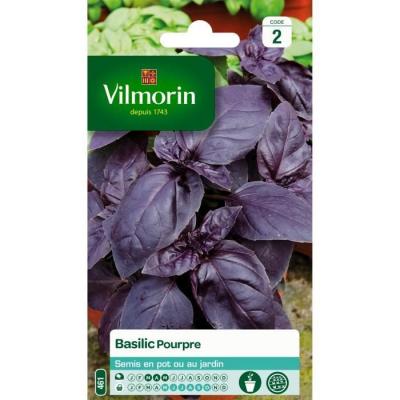 Vilmorin 5873046 Pack de Graines Basilic Pourpre