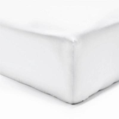 Vision - Drap housse Blanc - 140x190cm - 100% coton