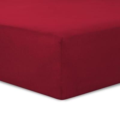 Vision - Drap housse Rouge - 90x190cm - 100% coton