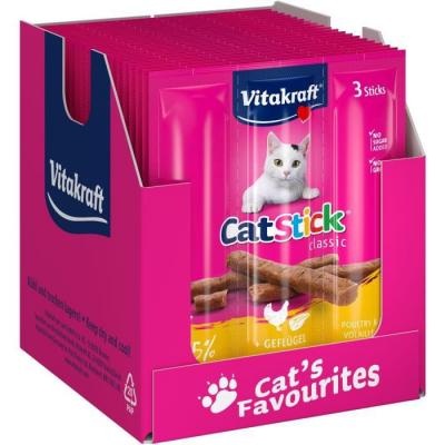 Vitakraft Catstick Classic volaille & foie pour chats 10 x 3 sticks