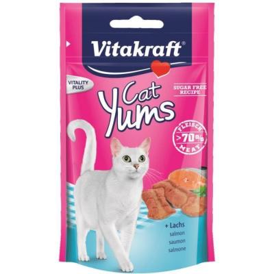 Vitakraft Cat Yums - Friandise pour Chat au Saumon - 9 x 40g