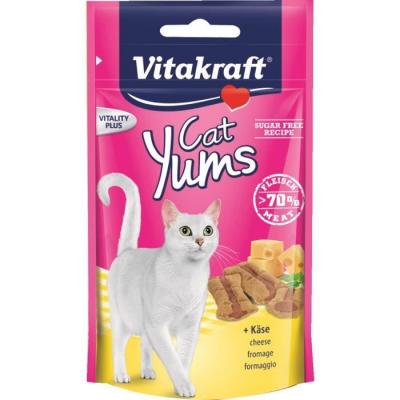 Friandises Vitakraft Cat Yums, fromage - lot % : 3 x 40 g