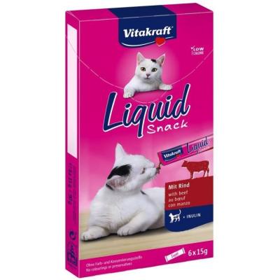 Friandise Pour Chat Liquide Snack Boeuf Vitakraft - La Boite De 90g