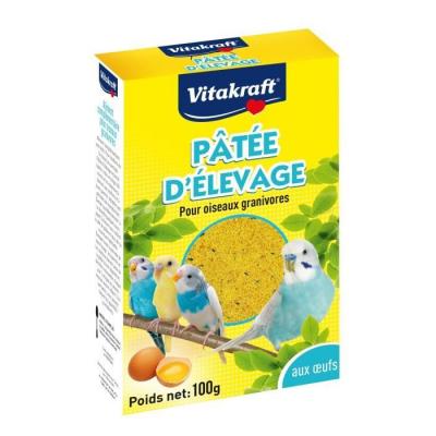 VITAKRAFT P&acirc;t&eacute;e d&rsquo;&eacute;levage aux oeufs - Pour oisillon - 100 g