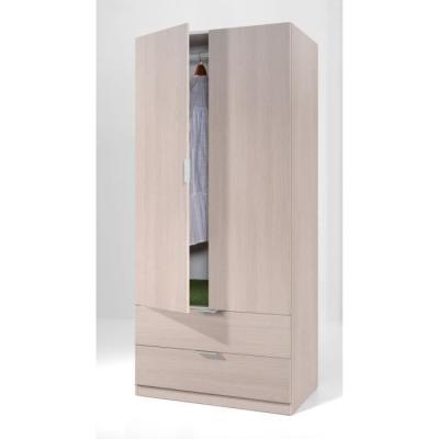 Usinestreet Armoire penderie FANNY L81 x H180cm - Bois