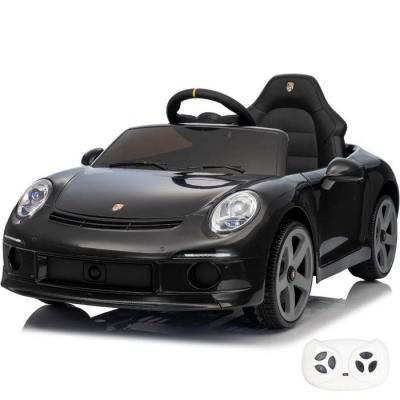 Ruf Gt - Voiture &Eacute;lectrique Pour Enfants 12v - 1 &Agrave; 5 Ans - Noir