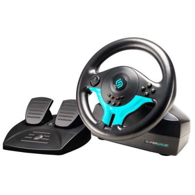 Volant de Course - BRAND - SV250-S - Rotation 180&deg; - Compatible Nintendo Switch - Blue Edition