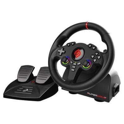 Volant gaming - SUBSONIC - 220 RS - Rotation 180&deg; - Double vibration - Multi-plateforme