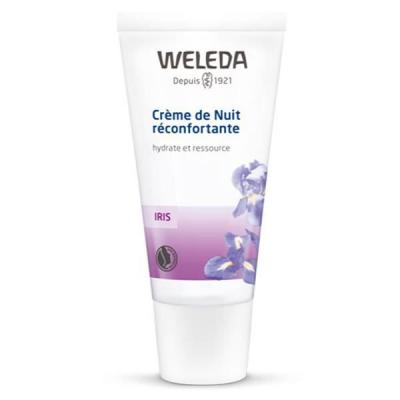 WELEDA Iris Cr&egrave;me de nuit r&eacute;confortante bio tube 30ml