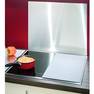 Cr&eacute;dence de cuisine design inox Palo - L. 56 x l. 47cm - Gri mat