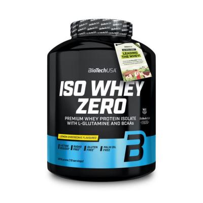 Biotech USA Iso Whey Zero 1816g Lemon Cheesecake - Isolat&nbsp;de&nbsp;lactos&eacute;rum