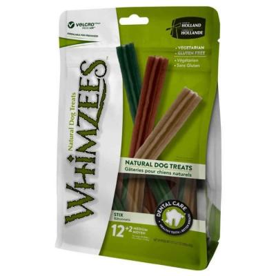 Whimzees - B&acirc;tonnets Nature Dog Treats M pour Chien - x14