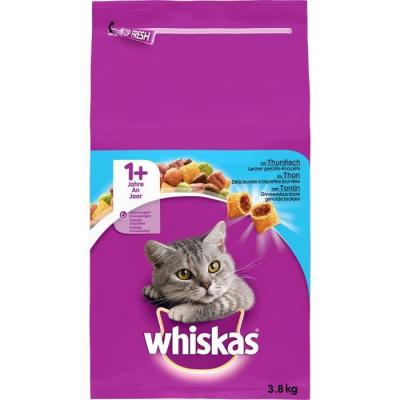 Whiskas Adult 1+ au thon pour chat 2 x 3,8 kg