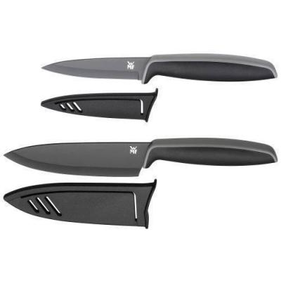 WMF 1879086100 Lot de 2 couteaux Touch Noir
