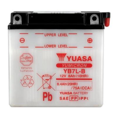 Batterie YB7L-B Conventionnelle Avec Entretien - Livr&eacute;e Sans Acide
