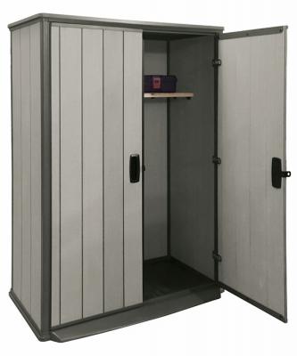 Keter - Brossium Armoire R&eacute;sine Gris 140 x 77 x 181.5 cm / 1500 L