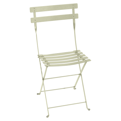 Fermob - Bistro Chaise pliante en m&eacute;tal, vert lime