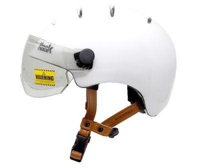 Casque de v&eacute;lo urbain avec visi&egrave;re Kask 4 a&eacute;rations Taille L Avorio