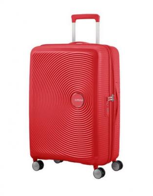 Valise rigide extensible Soundbox 4R 67 cm Rouge American Tourister