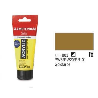 Royal Talens Amsterdam Standard Acrylic Paint 120ml-Deep Gold