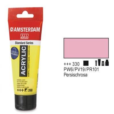 Amsterdam acrylique couleur 120ml tube persian rose talens 21164330