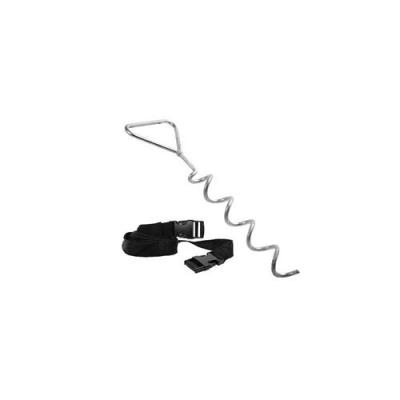 Hudora Lot de pieux en spirale, Support