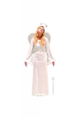 Widmann - Cs924417/m - Costume Ange Velours Robe Longue Taille M