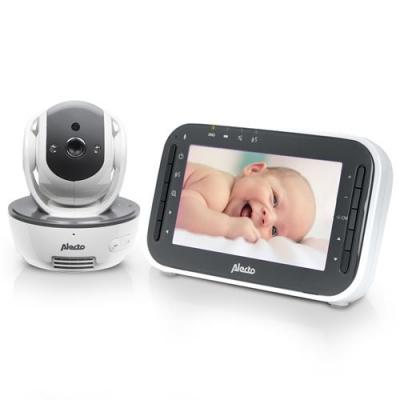 Babyphone avec cam&eacute;ra et &eacute;cran couleur 4.3 DVM200M Blanc-Anthracite