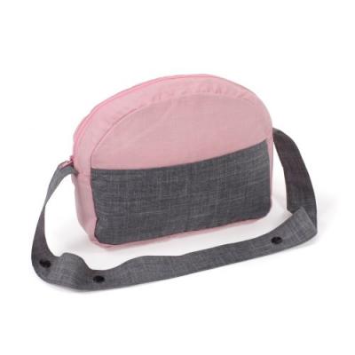 Bayer Chic 2000-Sac 2000 Sac &agrave; Langer pour poup&eacute;e, 853 15, M&eacute;lange de Gris, Rose
