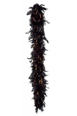 Dor&eacute; et Noir Boa (Accessoire) pour femme
