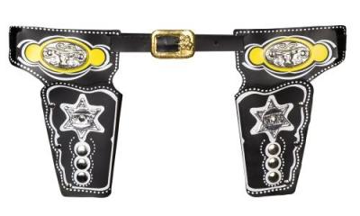 Boland cowboyholster double D&eacute;put&eacute; marron