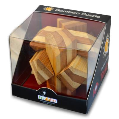 Casse-t&ecirc;te en bois bamboo : entrelacs