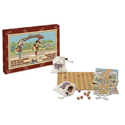 Jeu De Loterie De Collection Loto 48 Cartons 90 Pions En Verre