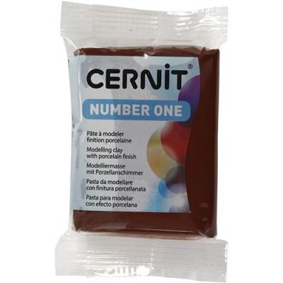 Cernit argile &agrave; modeler 56 grammes marron (800)