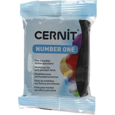 Cernit p&acirc;te &agrave; modeler 56 grammes noir (100)