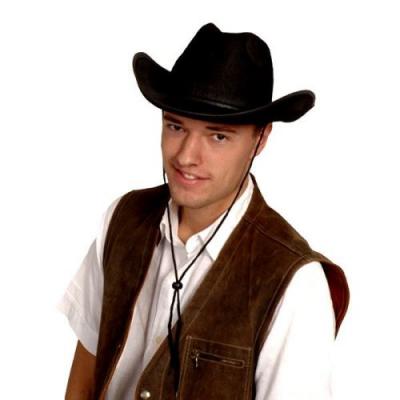 Boland Chapeau de cowboy, 10102474, Noir, Taille unique