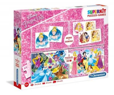 Clementoni casse-t&ecirc;te Disney Princess avec jeux 30 pi&egrave;ces 