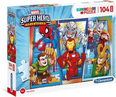 Clementoni puzzle Disney Super Hero Adventures 104 pi&egrave;ces