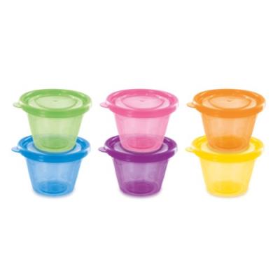 Dbb remond set de 6 petits pots avec couvercles - assortis 